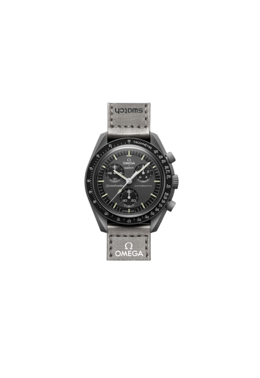 Swatch x Omega MoonSwatch Mission to Mercury SO33A100 – Orologio quarzo grigio scuro 42mm Bioceramic cinturino Velcro