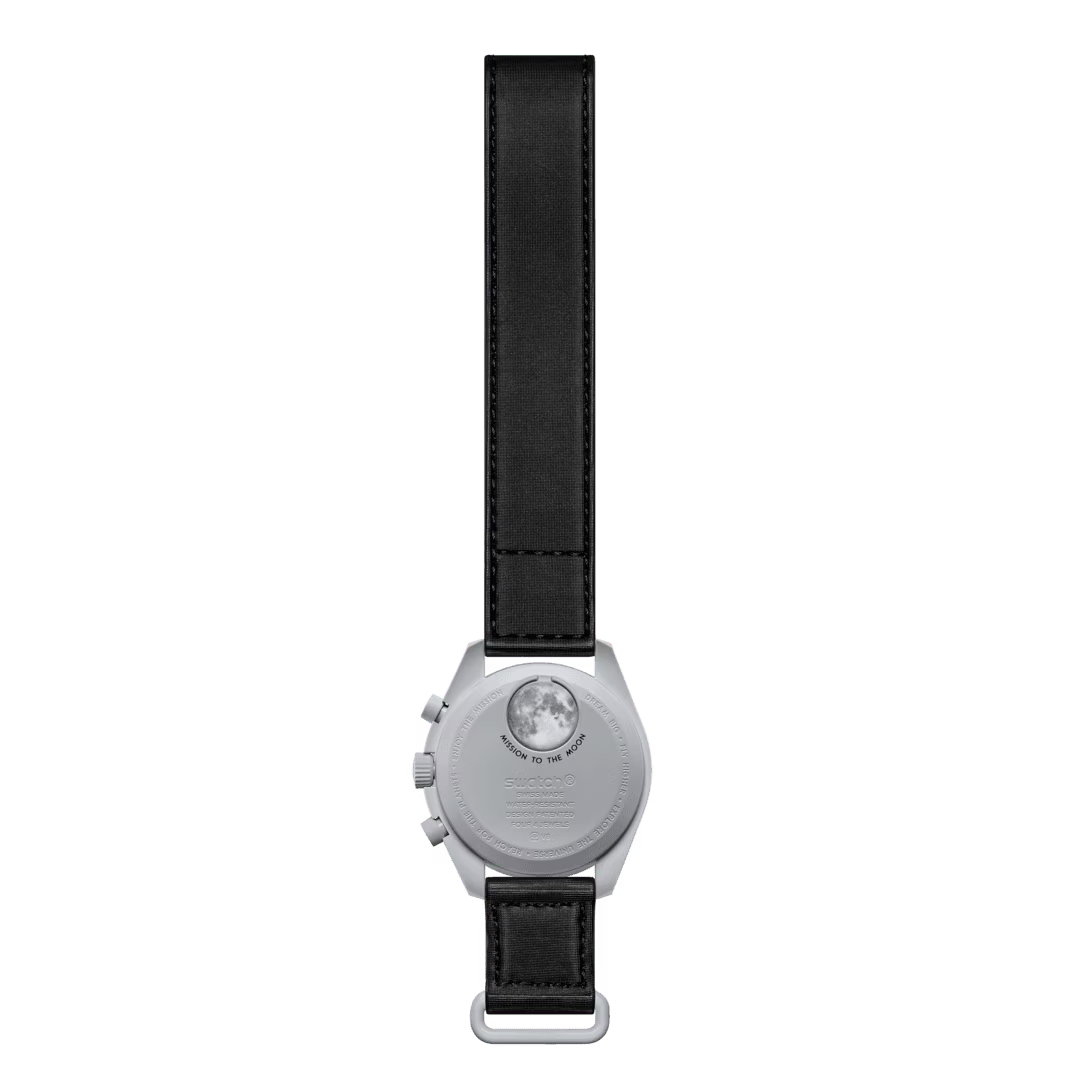 Swatch x Omega MoonSwatch Mission to the Moon SO33M100 cronografo Bioceramic grigio chiaro quadrante nero 42mm