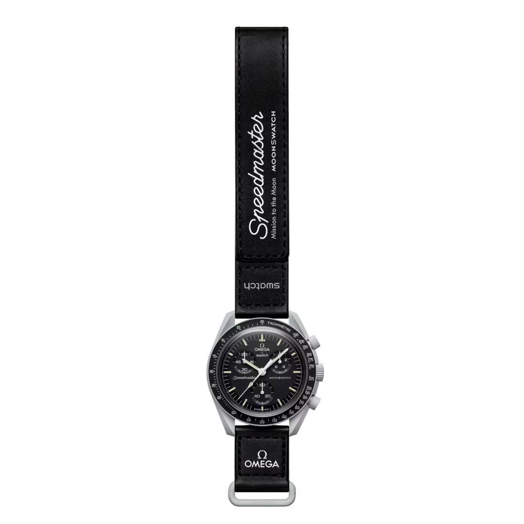 Swatch x Omega MoonSwatch Mission to the Moon SO33M100 cronografo Bioceramic grigio chiaro quadrante nero 42mm