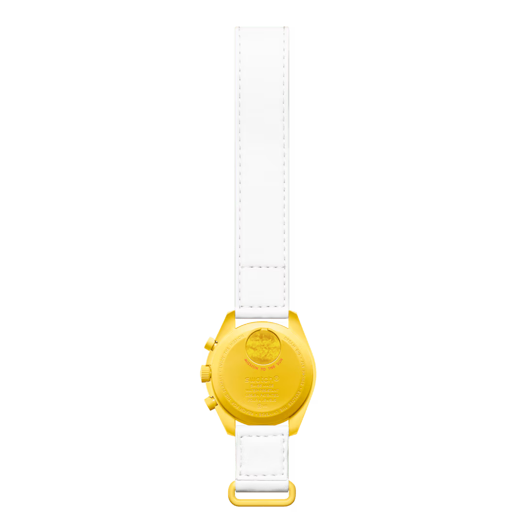 Swatch x Omega MoonSwatch Mission to the Sun SO33J100 – Orologio quarzo giallo 42mm Bioceramic cinturino Velcro