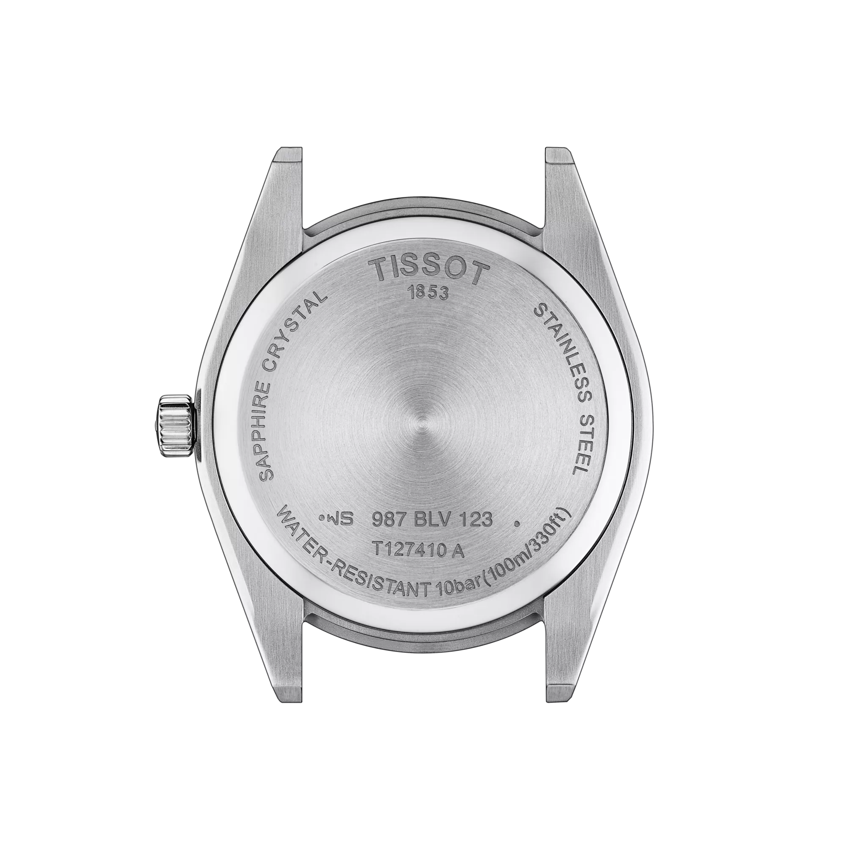 Orologio Tissot Gentleman T127.410.11.041.00 uomo quarzo svizzero, quadrante blu, vetro zaffiro, cassa acciaio 40 mm