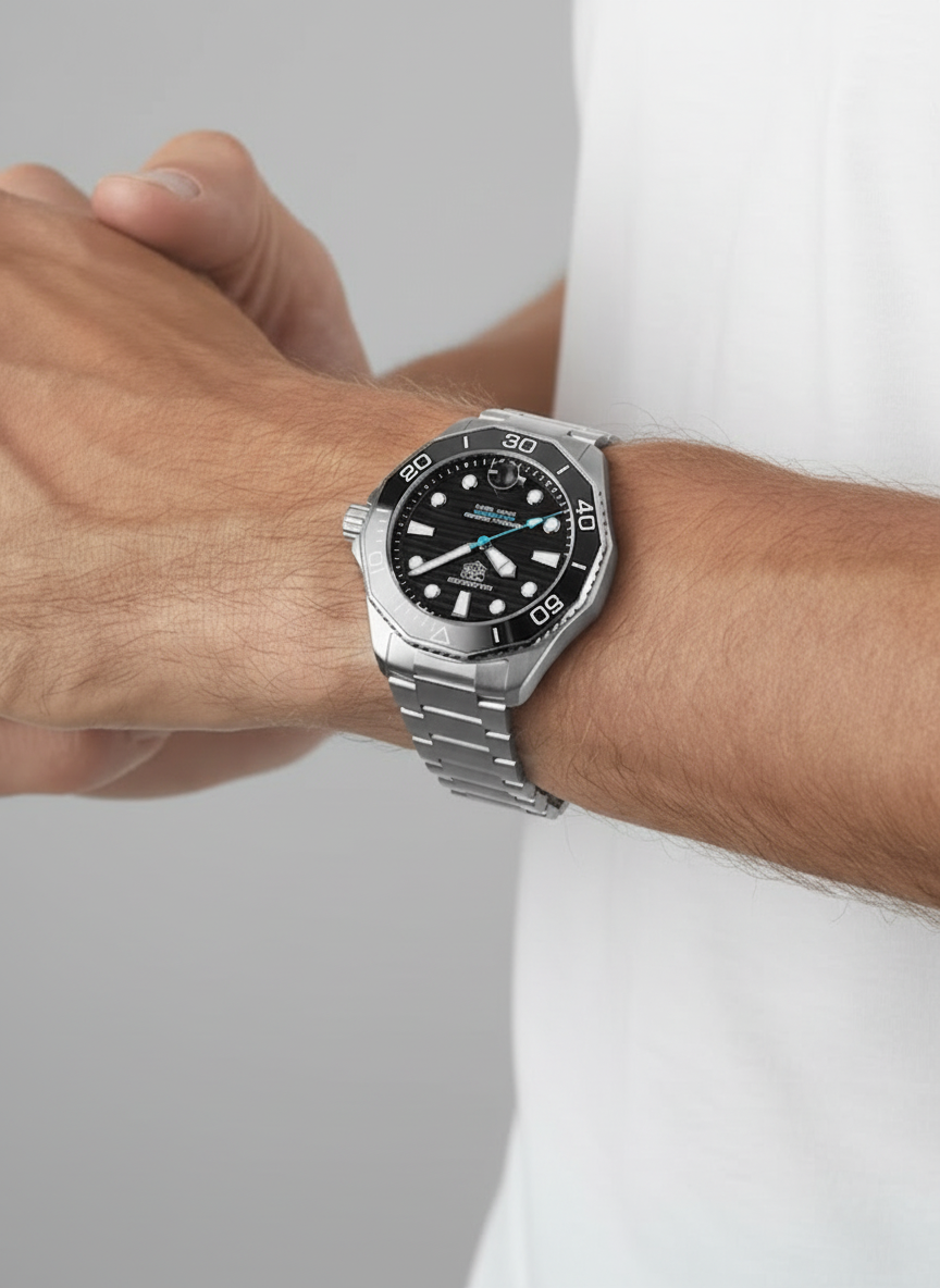 TAG Heuer Aquaracer Professional 300 Date Automatico Swiss Made 42 mm acciaio quadrante nero Calibre TH31-00 COSC WBP5110.BA0013