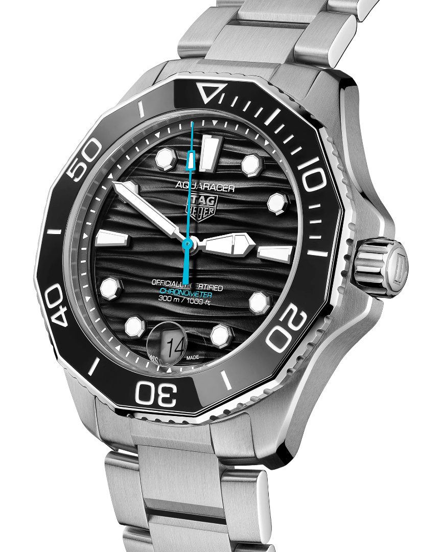 TAG Heuer Aquaracer Professional 300 Date Automatico Swiss Made 42 mm acciaio quadrante nero Calibre TH31-00 COSC WBP5110.BA0013