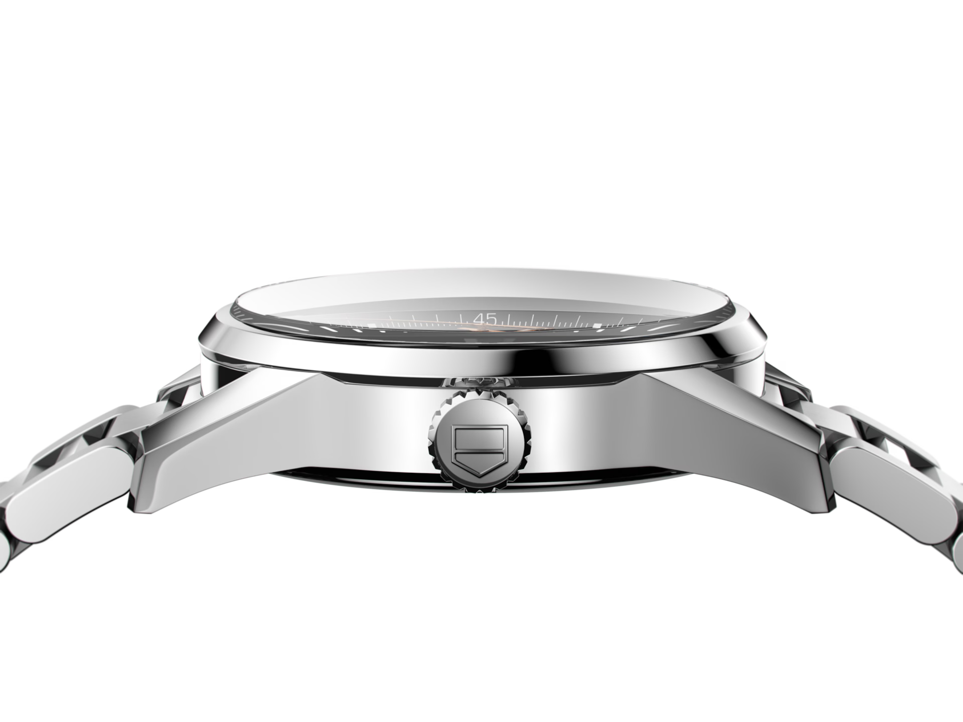TAG Heuer Carrera WAR201C.BA0723 – Automatico Swiss Made, 41mm, acciaio, quadrante nero con dettagli oro rosa, vetro zaffiro

