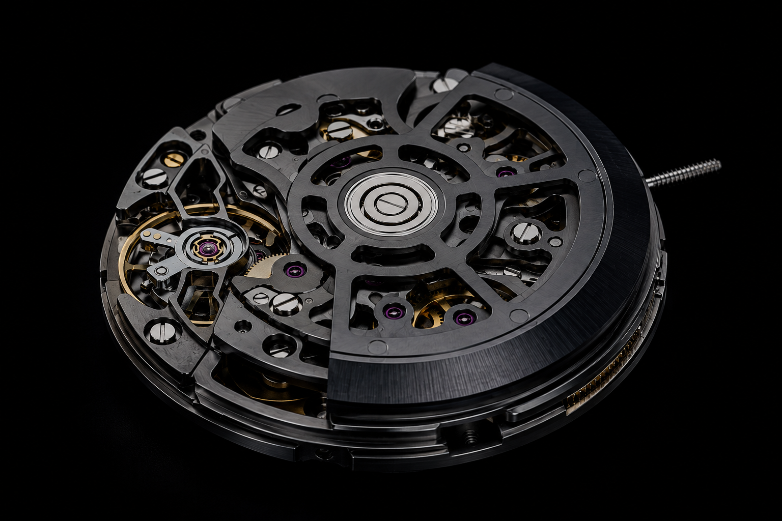 The Custom - Carbon Chronograph 39 custom carbon watch with handcrafted 39mm forged carbon case, luxury automatic chronograph powered by the Peacock SL4802 movement or available with the Seiko VK63 meca-quartz chronograph movement. Bespoke custom luxury watch built to order.