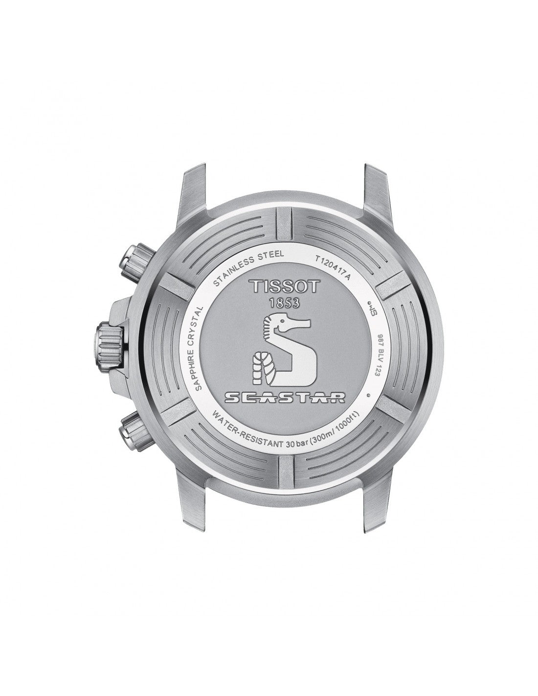 Tissot Seastar 1000 Chronograph Quarzo Swiss Made Acciaio Quadrante Nero 45,5mm Ref. T120.417.11.051.01
