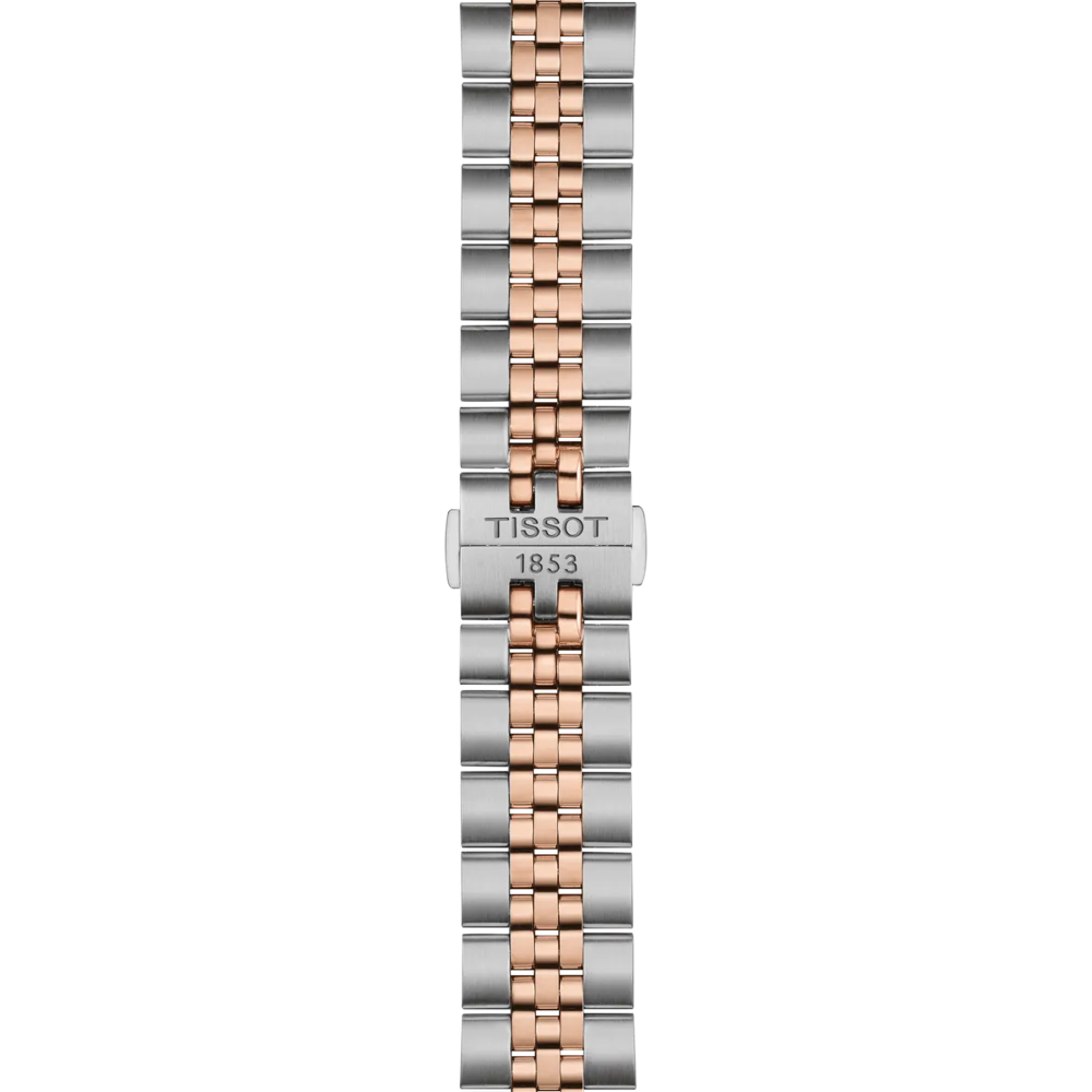 Orologio Tissot Ballade 40mm T156.410.22.041.00 con quadrante blu e cassa in acciaio PVD oro rosa