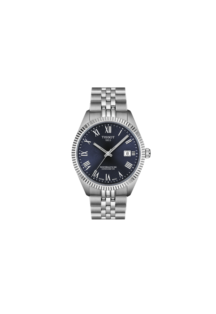 Tissot Ballade COSC Automatic Swiss Made Blu 39mm T156.408.11.043.00 – orologio uomo acciaio, movimento Powermatic 80 certificato COSC, quadrante blu, vetro zaffiro antigraffio, fondello a vista, bracciale intercambiabile.