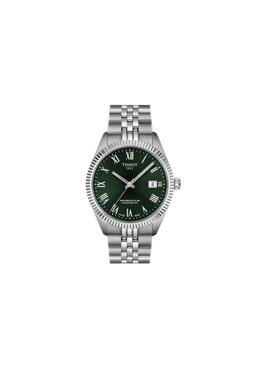 Tissot Ballade COSC Automatic Swiss Made Verde 39mm T156.408.11.093.00 – orologio uomo acciaio, movimento Powermatic 80 certificato COSC, quadrante verde, vetro zaffiro antigraffio, fondello a vista, bracciale intercambiabile.