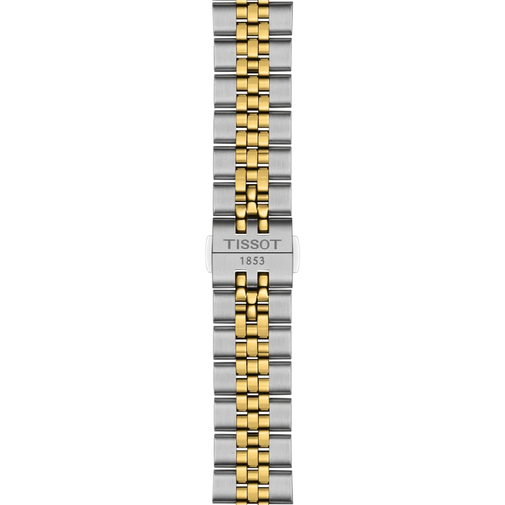 Tissot Ballade COSC Automatic Swiss Made Argento/Oro 39mm T156.408.22.033.00 – orologio uomo bicolore, movimento Powermatic 80 certificato COSC, quadrante argento, vetro zaffiro antigraffio, fondello a vista, bracciale PVD oro.