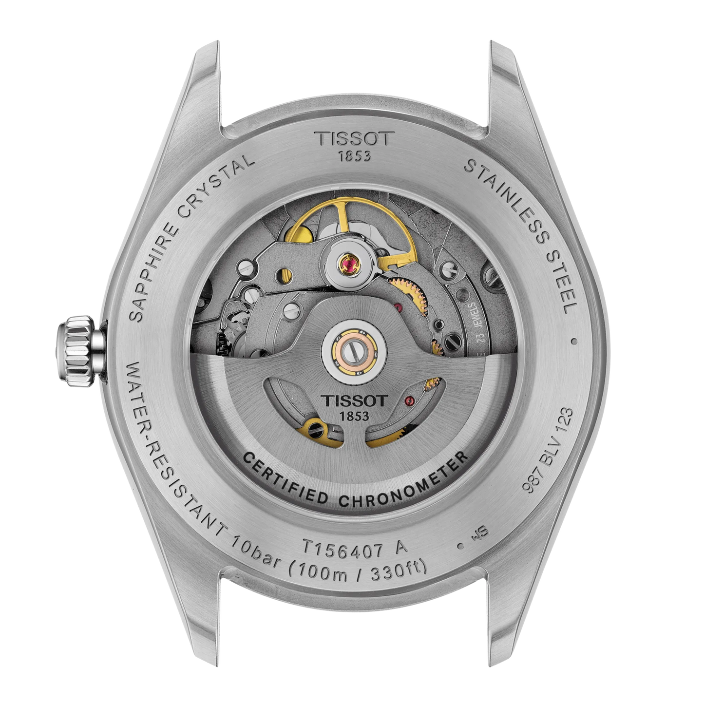 Tissot Ballade COSC Automatic Swiss Made Argento/Oro 39mm T156.408.22.033.00 – orologio uomo bicolore, movimento Powermatic 80 certificato COSC, quadrante argento, vetro zaffiro antigraffio, fondello a vista, bracciale PVD oro.