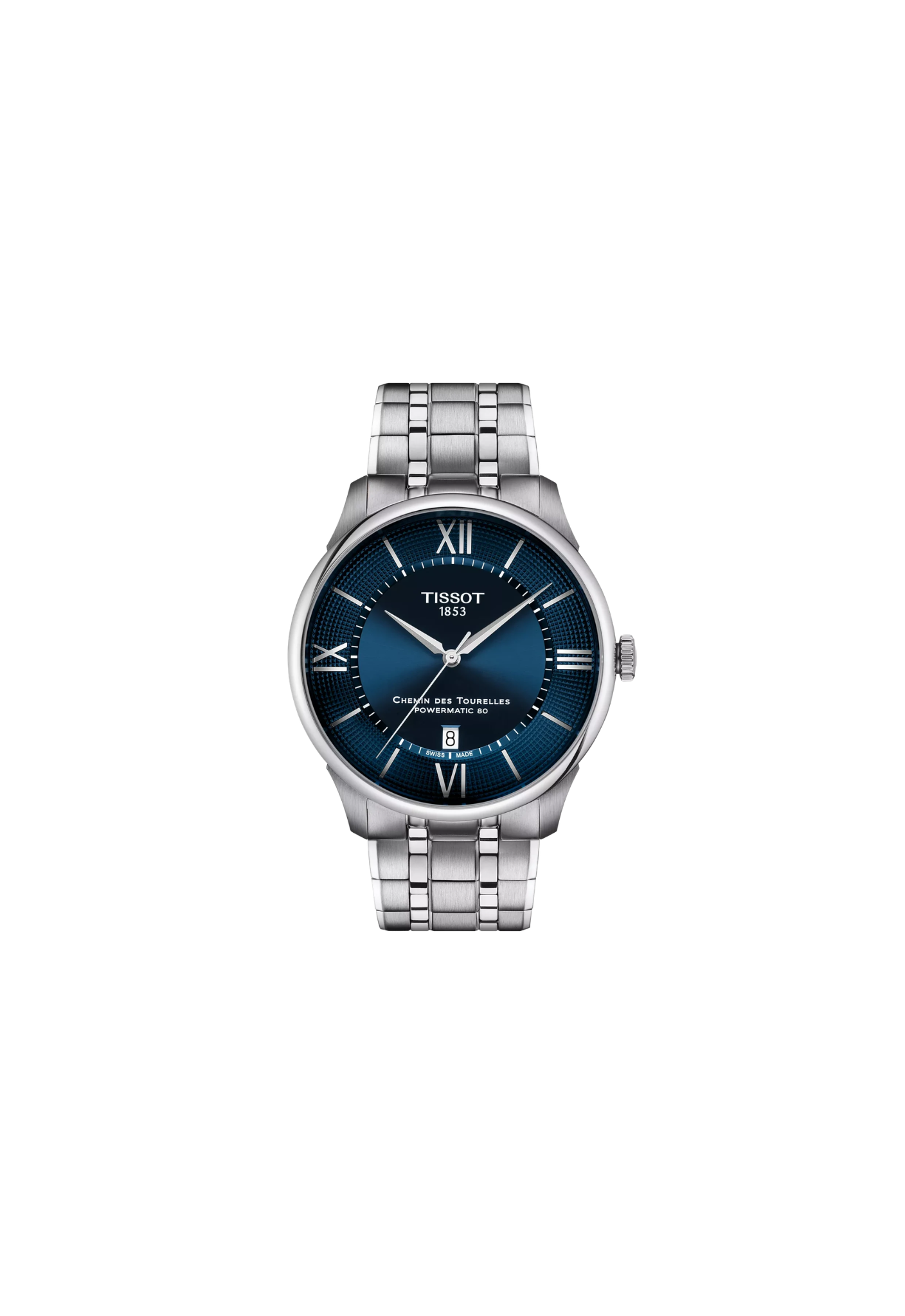Tissot Chemin Des Tourelles Automatico Swiss Made Blu 42mm T139.407.11.048.00 con movimento automatico, riserva di carica 80 ore, lunetta in ceramica e vetro zaffiro.