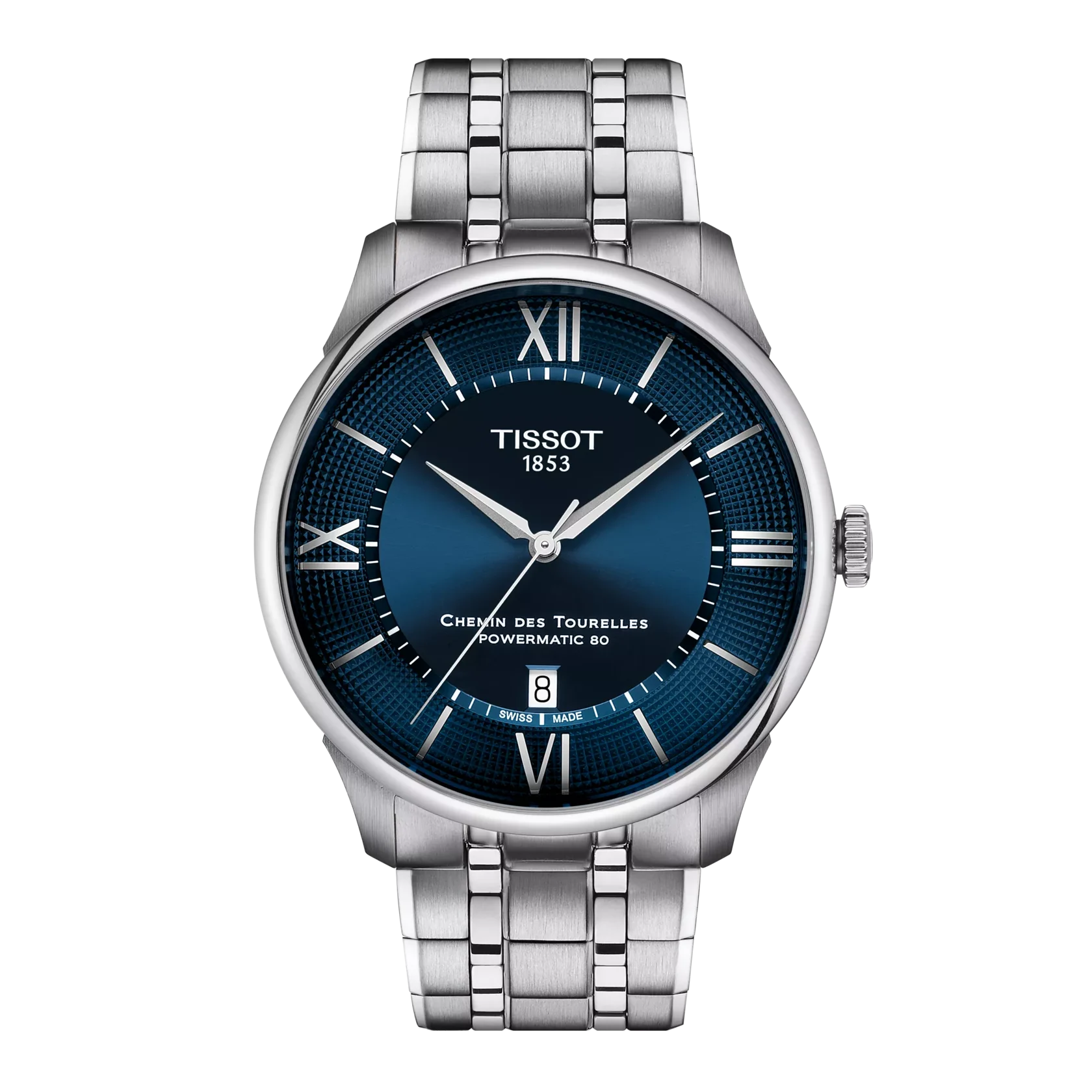 Tissot Chemin Des Tourelles Automatico Swiss Made Blu 42mm T139.407.11.048.00 con movimento automatico, riserva di carica 80 ore, lunetta in ceramica e vetro zaffiro.