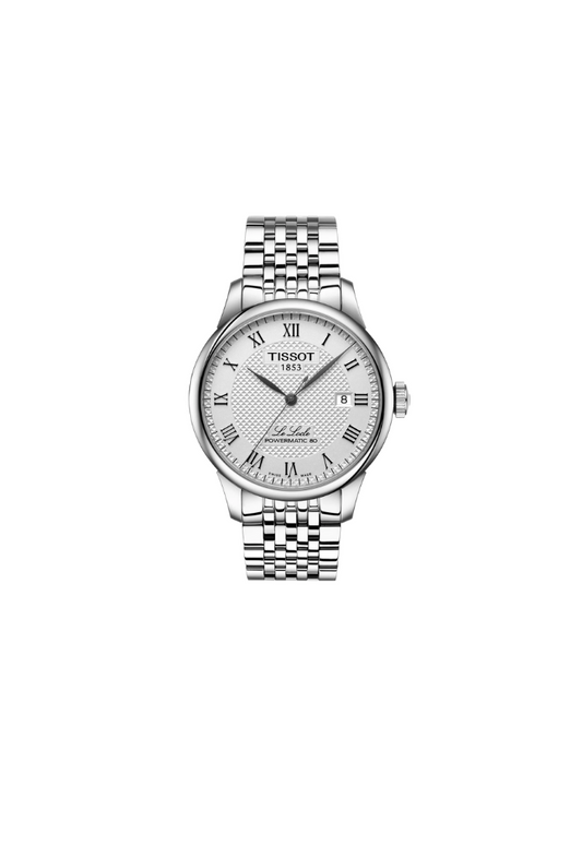 Tissot Le Locle Powermatic 80 automatico argento 39.3mm – Codice T006.407.11.033.00 – movimento Swiss Made, vetro zaffiro, fondello trasparente

