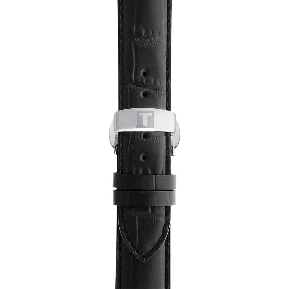 Tissot Le Locle Automatic Swiss Made 39.3mm Argento con cinturino in pelle – Codice T006.407.16.033.00, movimento automatico, vetro zaffiro, fondello trasparente
