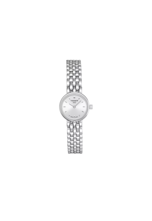 Tissot Lovely Round 19.5mm T058.009.11.031.00 orologio donna quarzo Swiss Made acciaio con vetro zaffiro antigraffio.