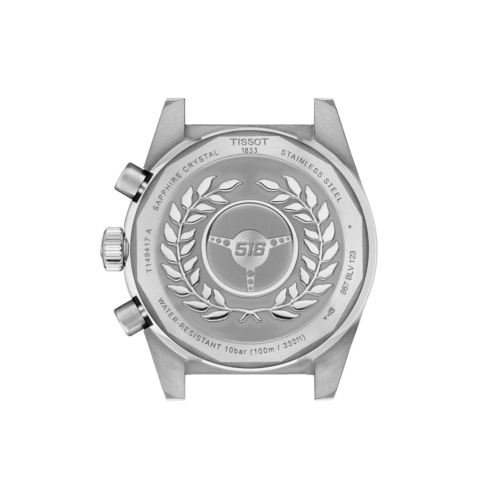 Tissot PR516 Chronograph Quartz T149.417.11.011.00 40mm quadrante bianco cronografo Swiss Made acciaio inox vetro zaffiro