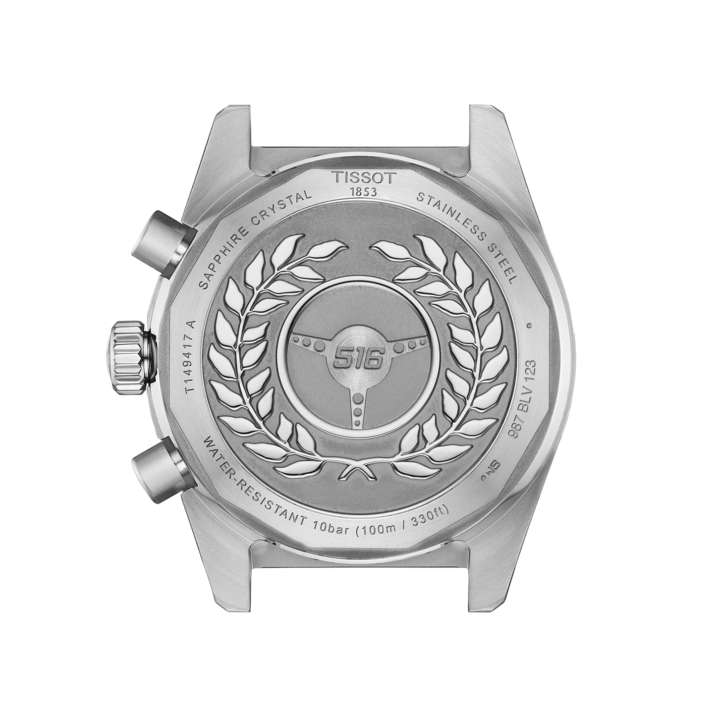 Tissot PR516 Chronograph T149.417.22.051.00 – cronografo quarzo Swiss Made nero e oro 40mm, vetro zaffiro antiriflesso, fondello inciso, cinturino intercambiabile
