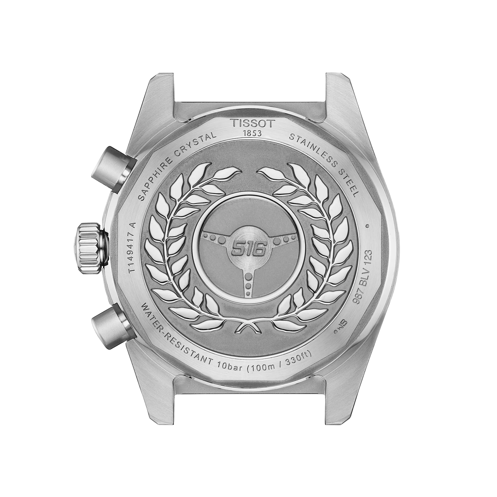 Tissot PR516 Chronograph T149.417.22.051.00 – cronografo quarzo Swiss Made nero e oro 40mm, vetro zaffiro antiriflesso, fondello inciso, cinturino intercambiabile