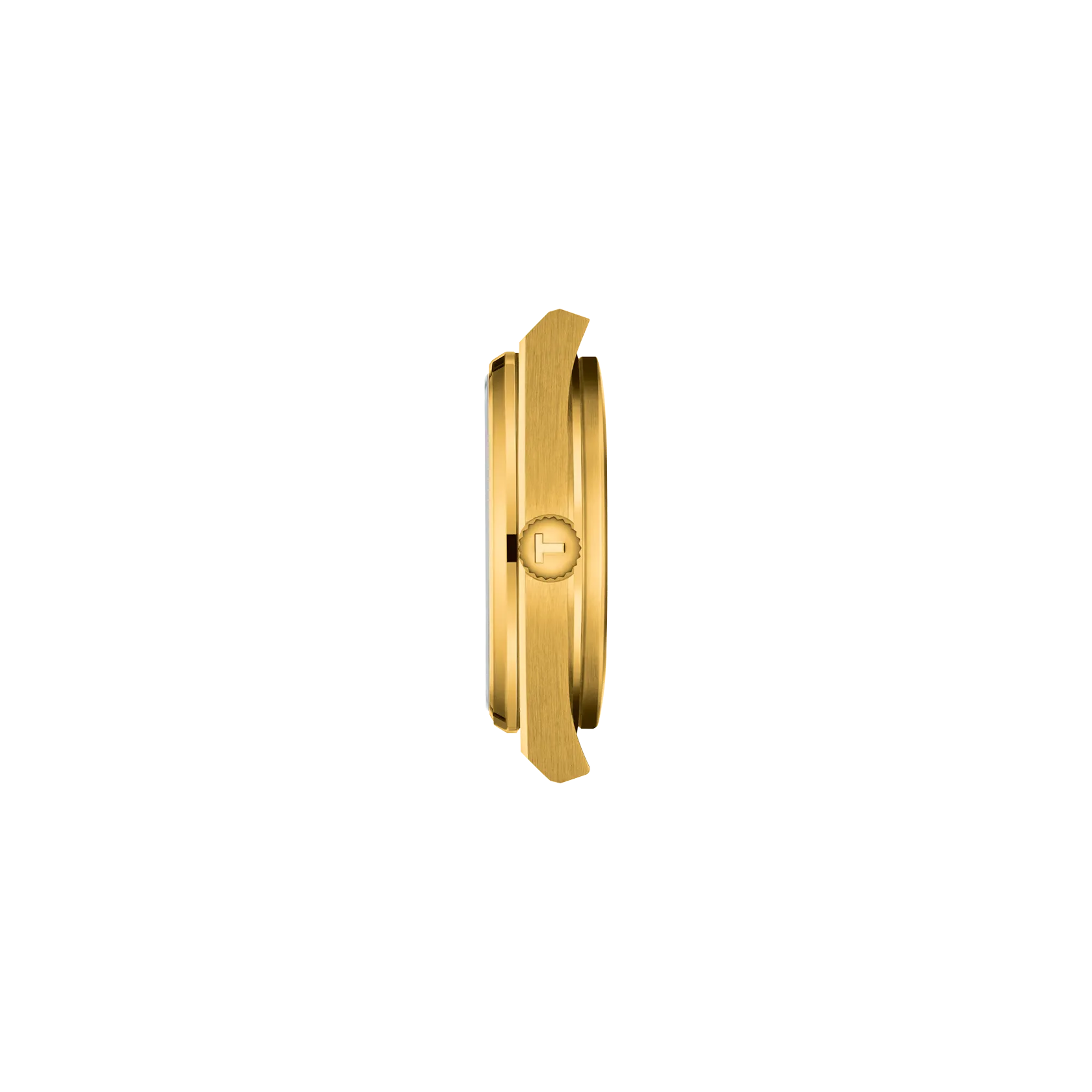 Tissot PRX 35mm quarzo Swiss Made oro quadrante champagne T137.210.33.021.00 bracciale acciaio PVD oro