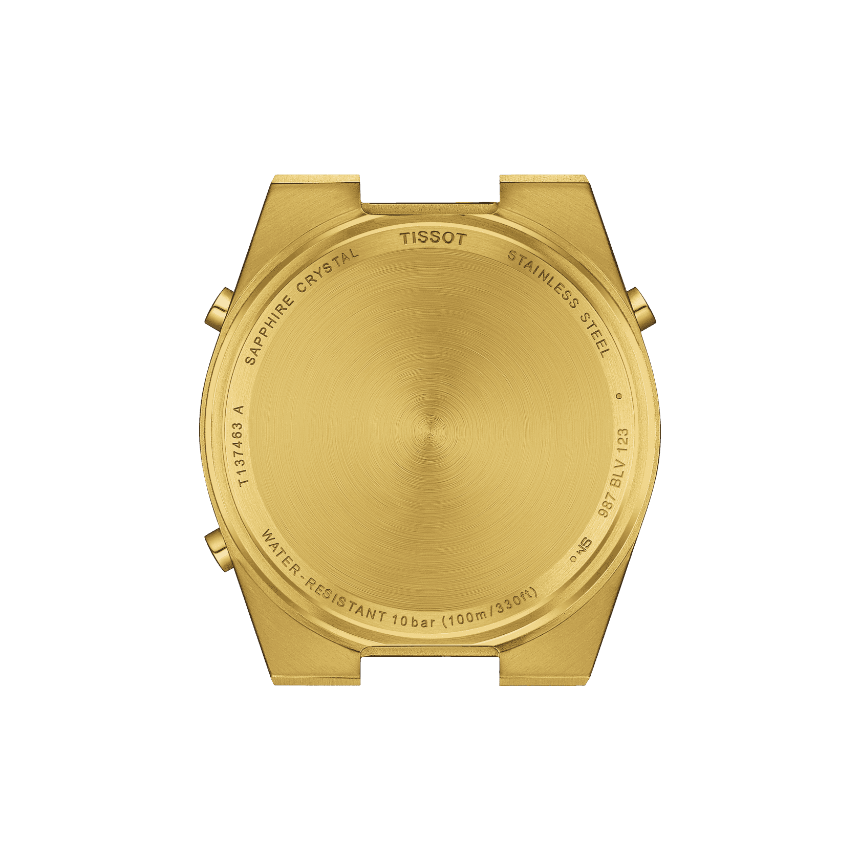 Tissot PRX Digital 40mm T137.463.33.020.00 – Orologio quarzo Swiss Made con schermo digitale dorato e cassa oro