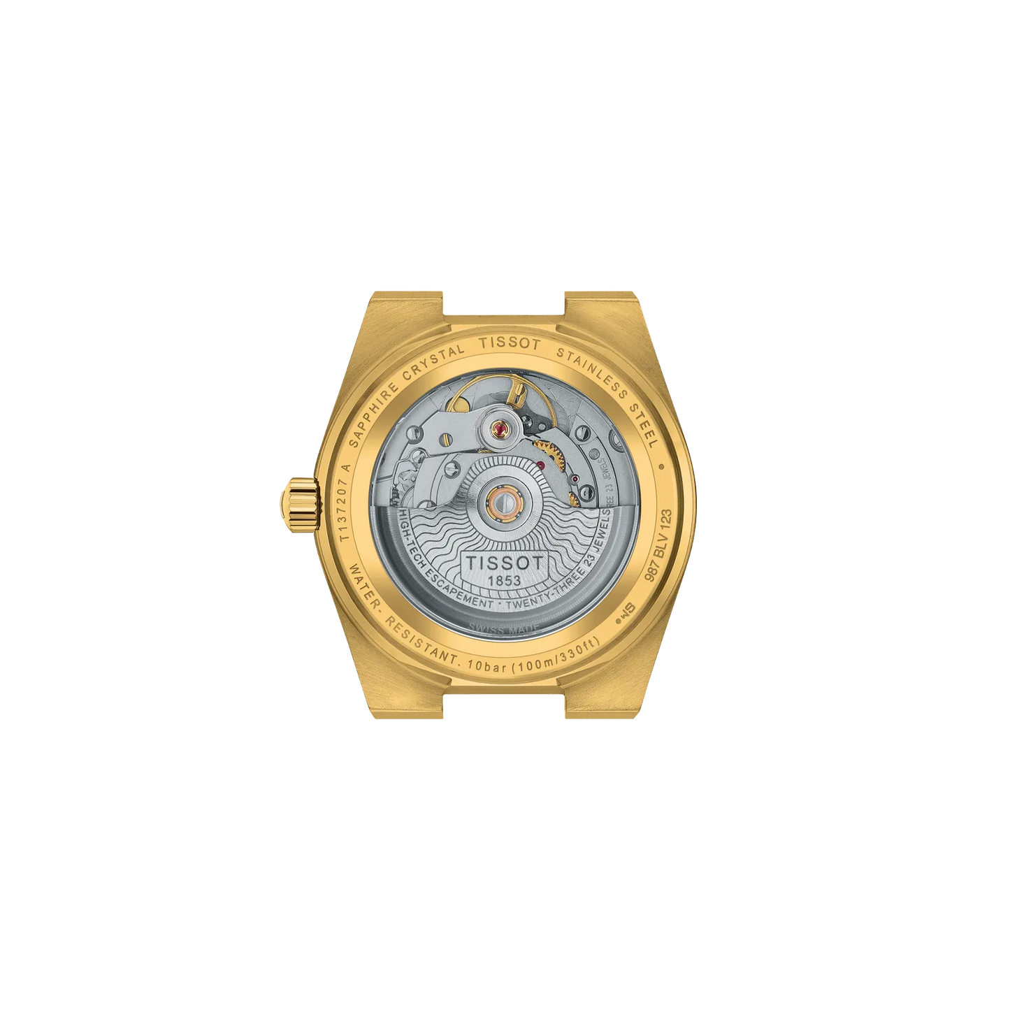 Tissot PRX Powermatic 80 automatico oro 35mm quadrante champagne T137.207.33.021.00