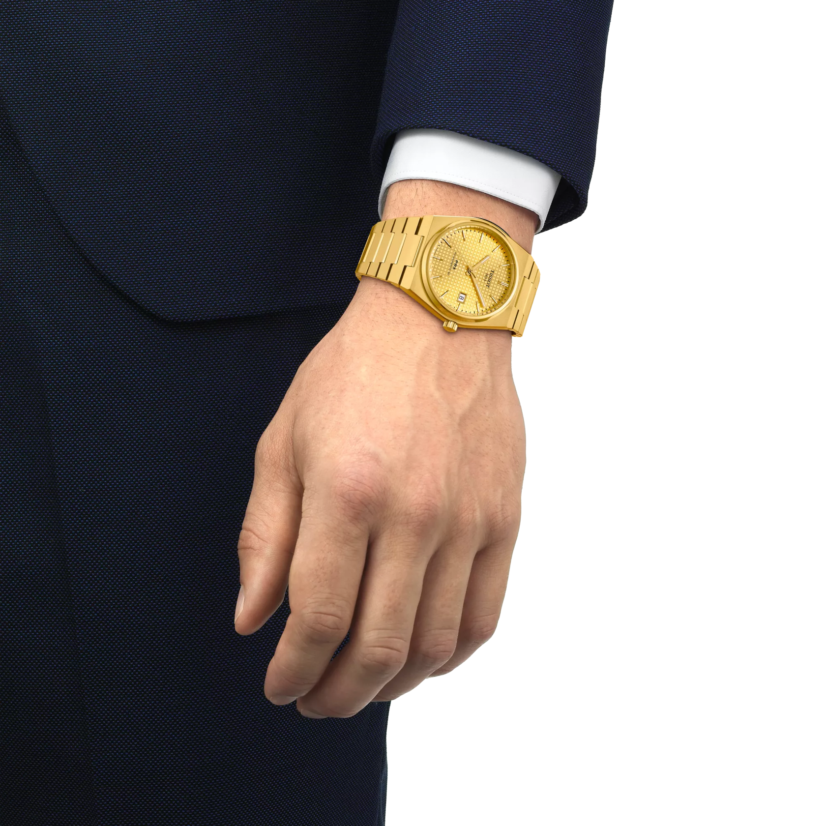 Tissot PRX Powermatic 80 automatico oro 40mm quadrante champagne T137.407.33.021.00