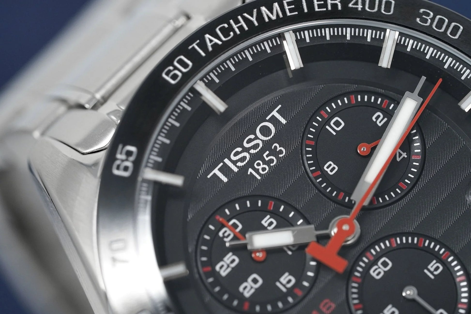 Tissot PR 100 Chronograph T100.417.11.051.01 orologio quarzo Swiss Made acciaio nero 41 mm