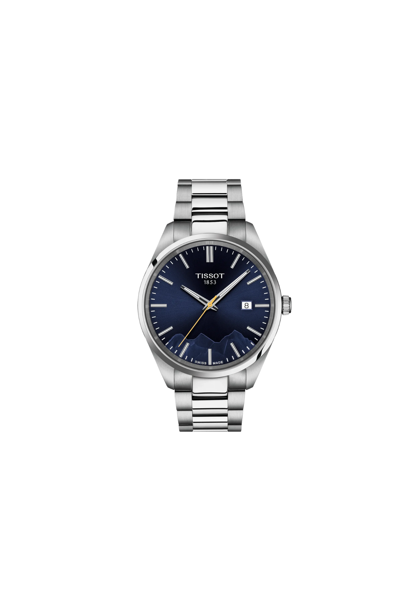 Tissot PR 100 Jungfraubahn Quarzo Swiss Made Blu 40mm T150.410.11.041.02 con cassa in acciaio 316L, vetro zaffiro e fondello inciso speciale