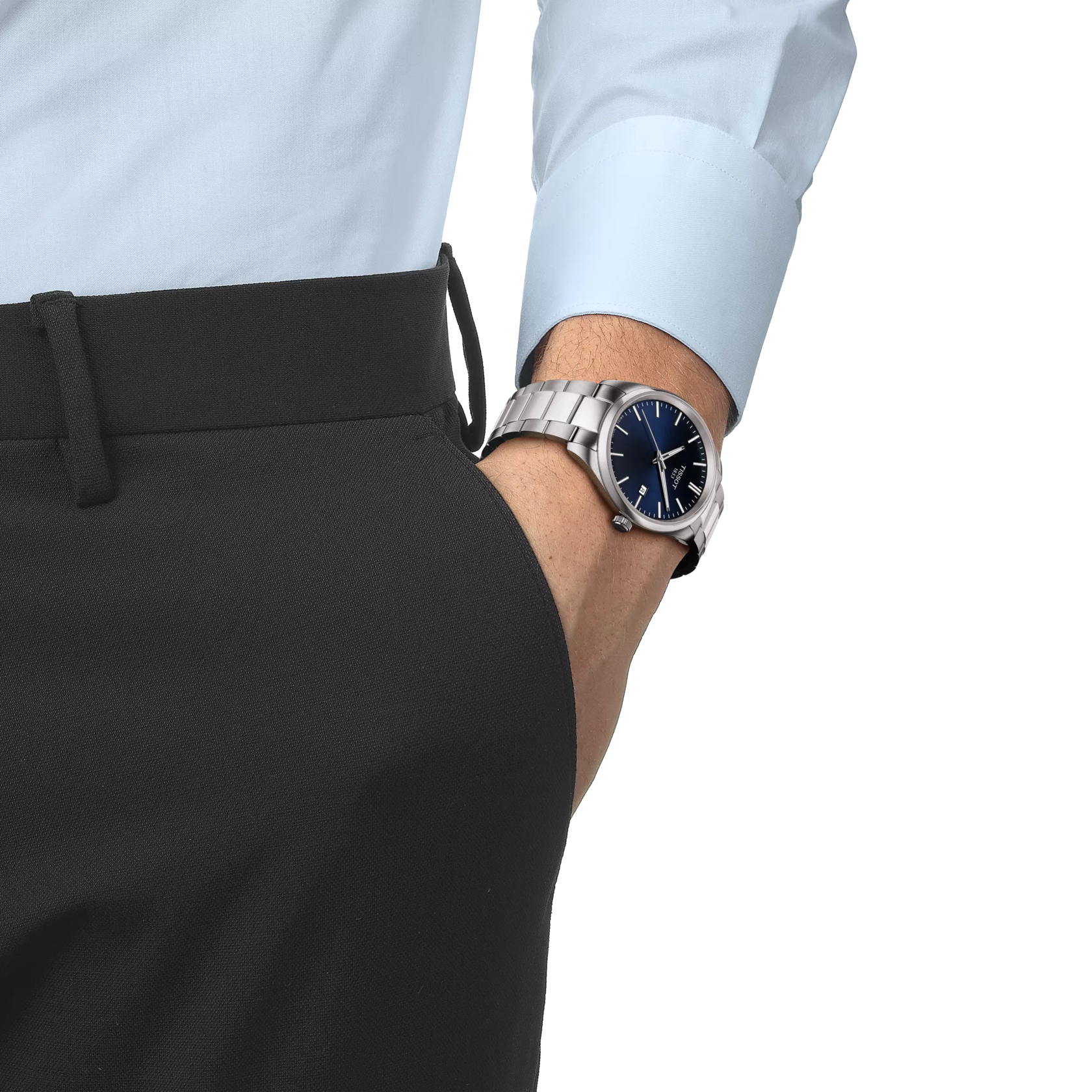 Tissot PR 100 Quartz Swiss Made blu 40mm acciaio inox vetro zaffiro T150.410.11.041.00