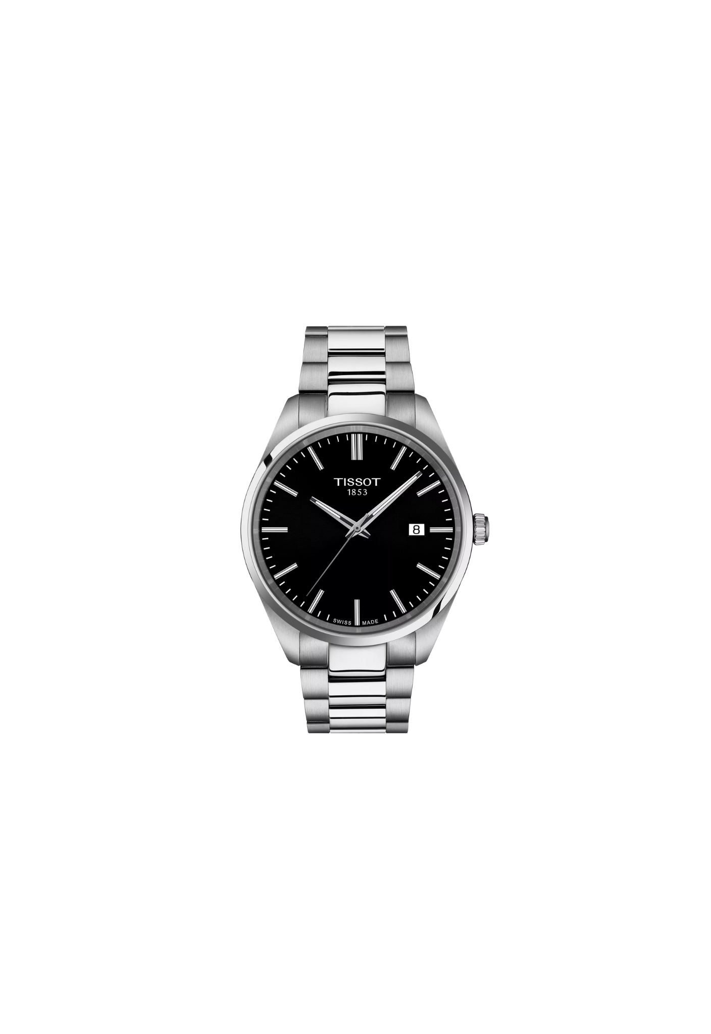 Tissot PR 100 Quartz Swiss Made nero 40mm acciaio inox vetro zaffiro T150.410.11.051.00