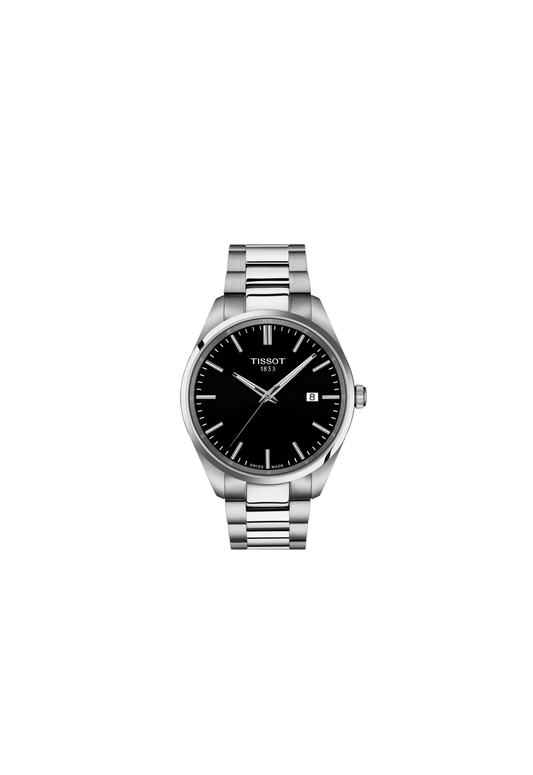 Tissot PR 100 Quartz Swiss Made nero 40mm acciaio inox vetro zaffiro T150.410.11.051.00