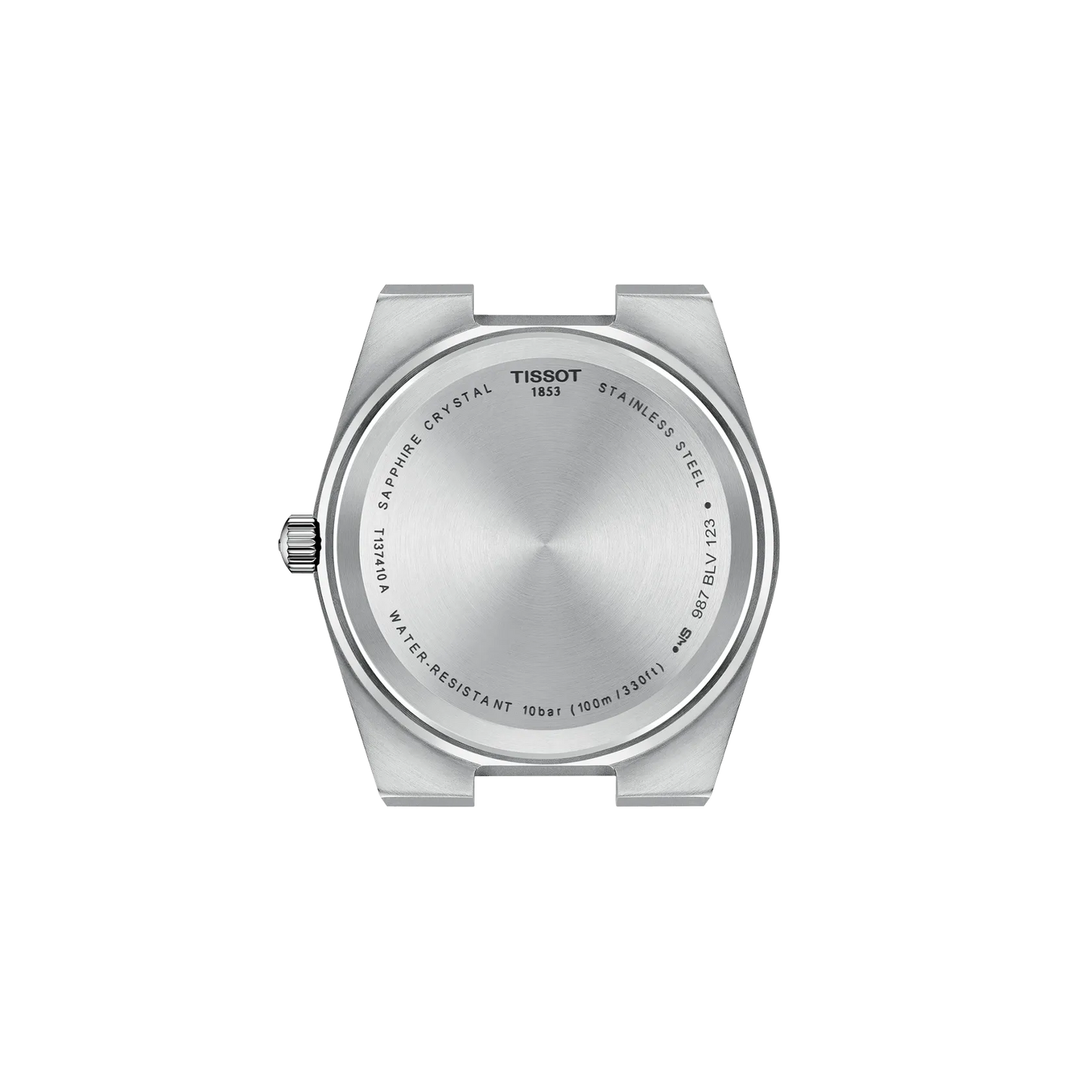 Tissot PRX 40mm Quartz Swiss Made T137.410.17.011.00 Orologio Uomo Quadrante Bianco Cinturino Gomma Bianca