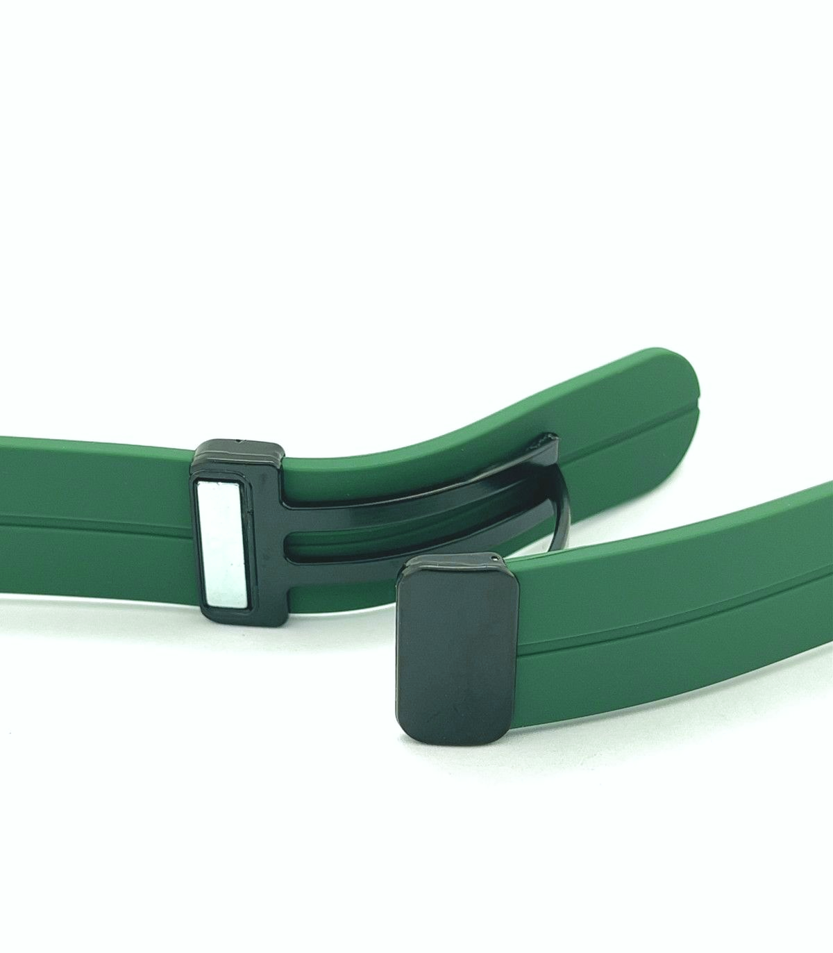 Cinturino in silicone verde – Comfort moderno con chiusura magnetica