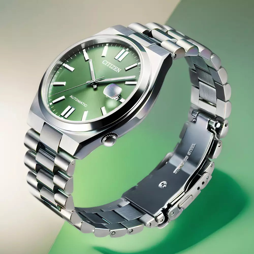 Citizen TSUYOSA Automatic 8210 Peaceful Green Dial – Orologio Meccanico Uomo Acciaio – Cod. NJ0158-89Z