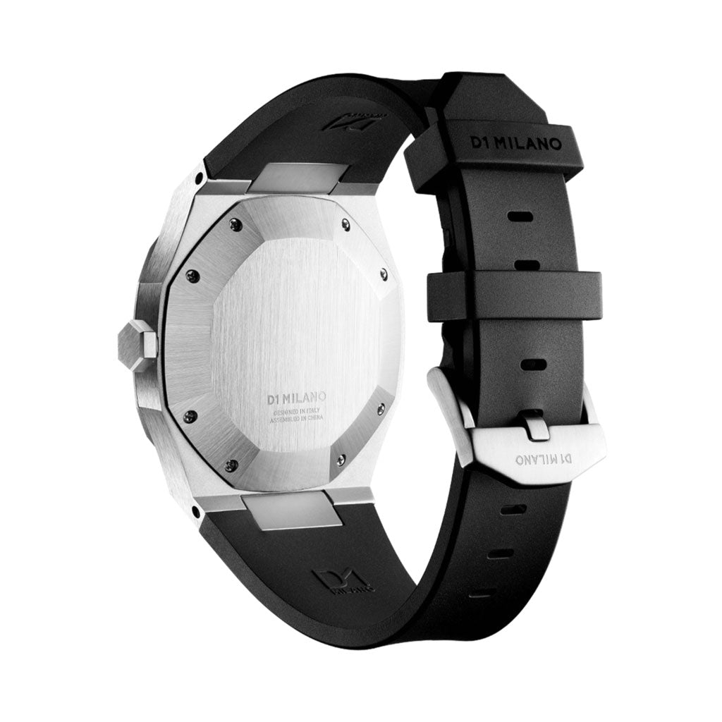 D1 Milano Automatic Black Steel Watch