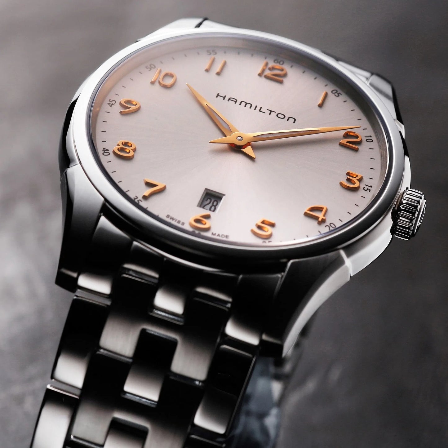 Hamilton Jazzmaster H38511143 – movimento swiss made al quarzo con data