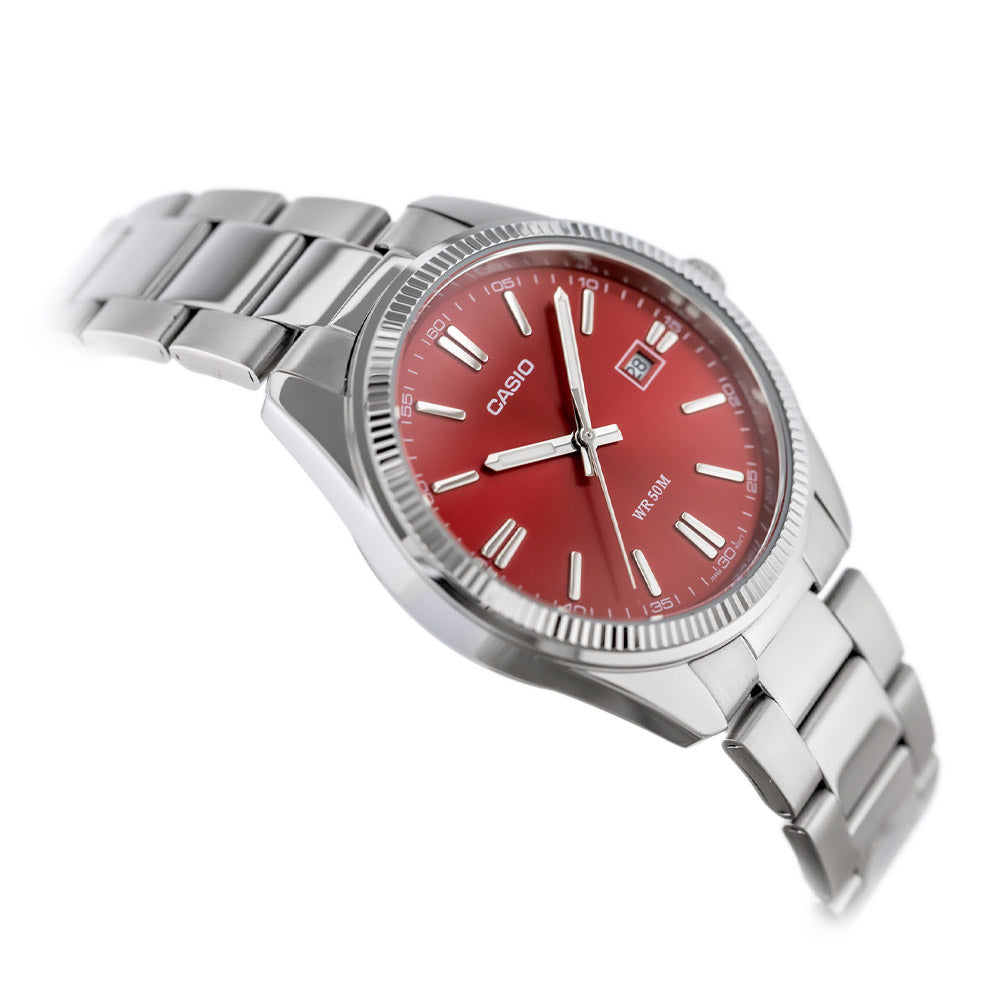 Orologio Casio Mtp-1302 Rosso