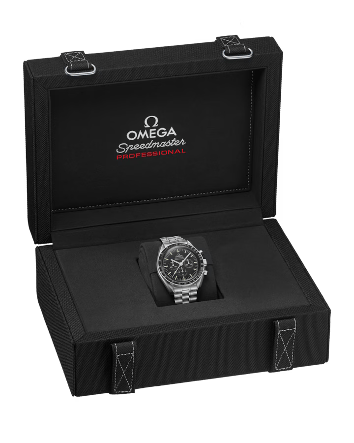 Omega Speedmaster Moonwatch 310.30.42.50.01.001 – Iconic Manual Winding Chronograph with Black Dial