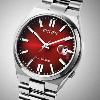 Citizen TSUYOSA Automatic 8210 Red Gradient Dial – Silver Men’s Mechanical Watch – Cod. NJ0150-56W
