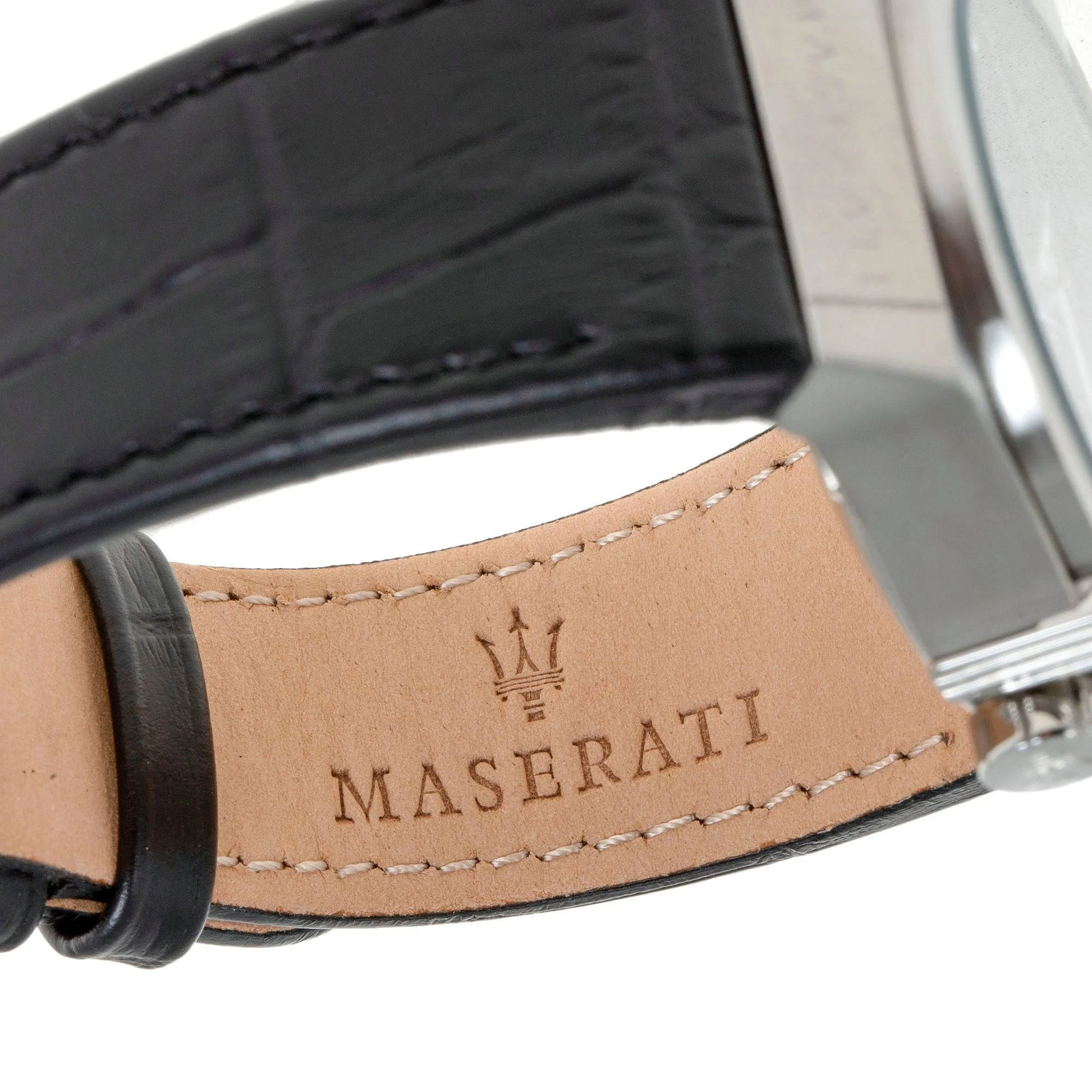 Orologio Maserati R8821108001 Automatico Uomo Scheletrato Pelle Nero 42mm