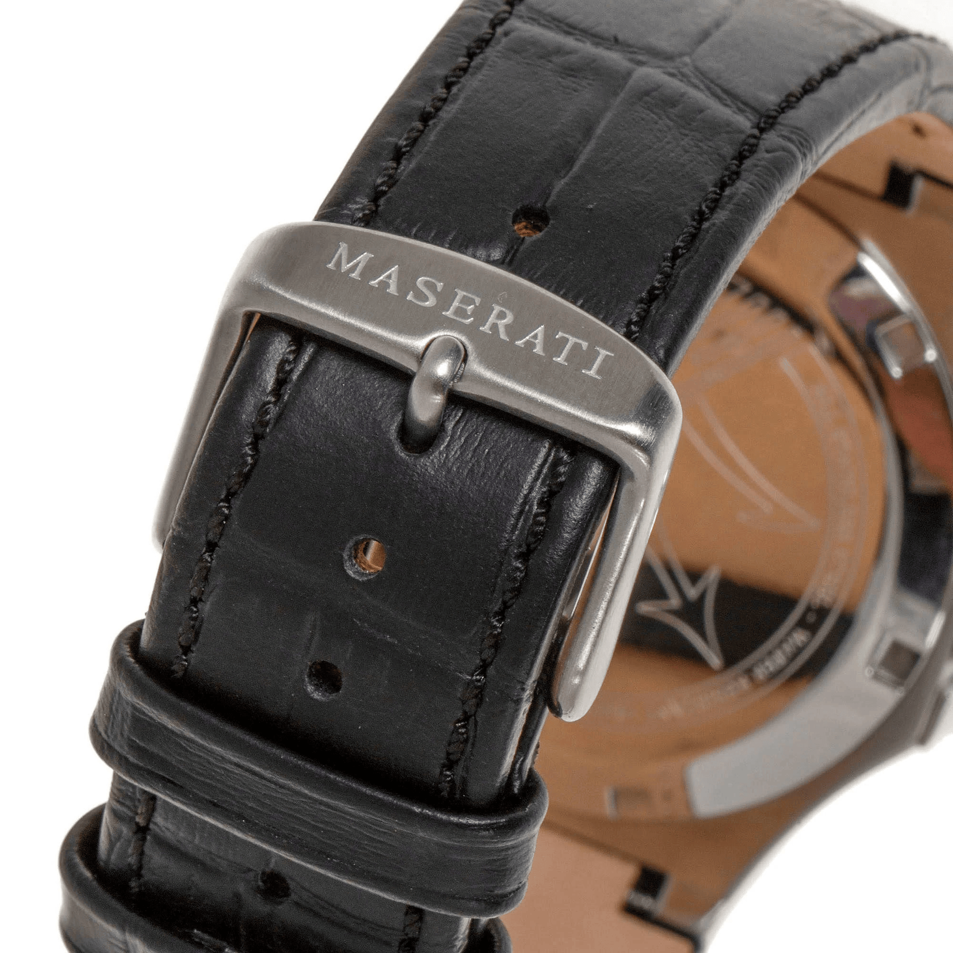Orologio Maserati R8821108001 Automatico Uomo Scheletrato Pelle Nero 42mm